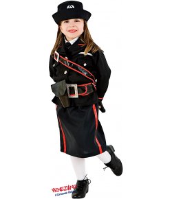 Costume di carnevale CARABINIERE RAGAZZA